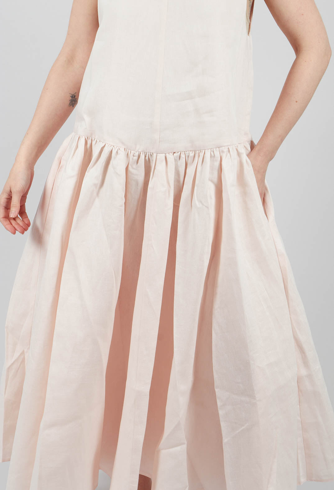 Sleeveless Maxi Dress in Salmon
