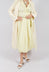 Midi  Bubble Skirt in Lemon Stripes