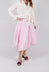 Midi  Bubble Skirt in Pink