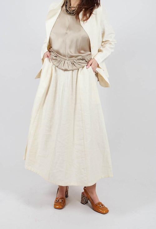 Maxi Skirt in Ecru