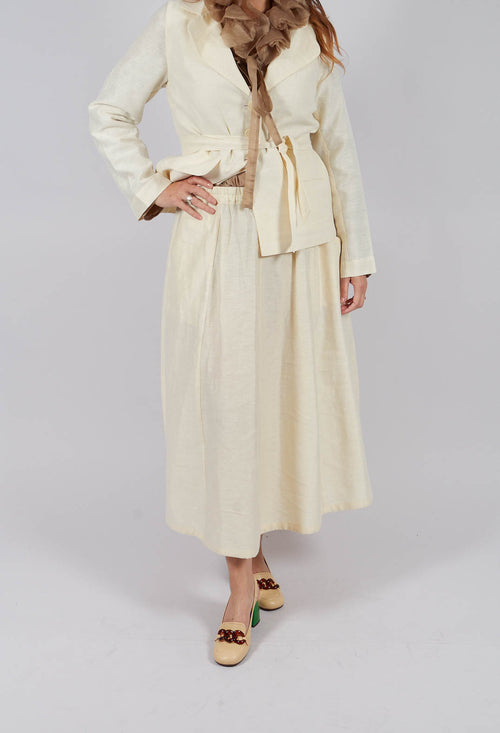 Maxi Skirt in Ecru