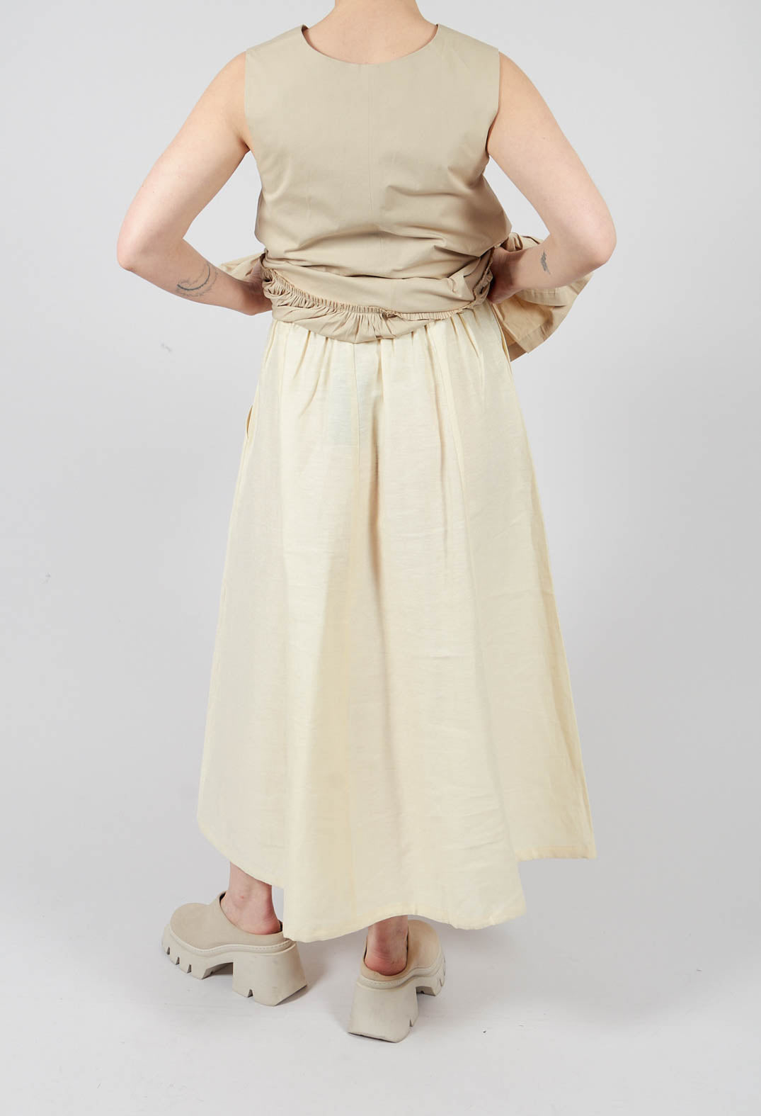Maxi Skirt in Ecru