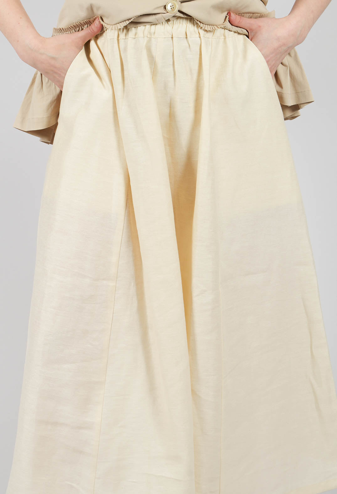 Maxi Skirt in Ecru