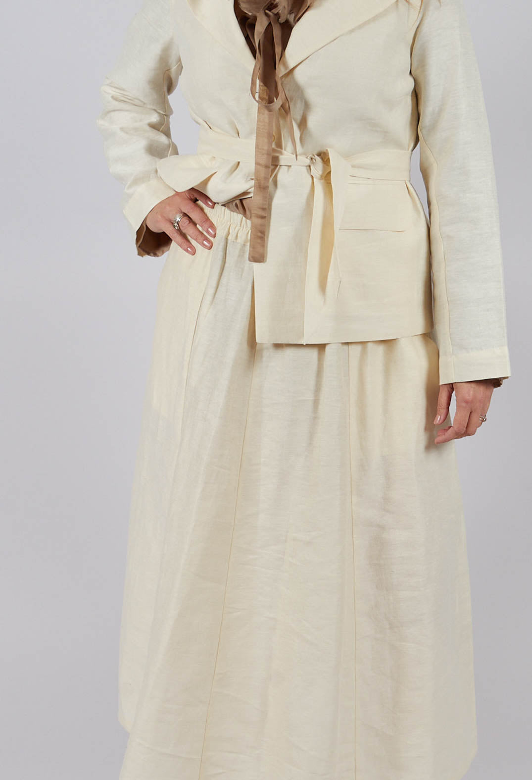 Maxi Skirt in Ecru