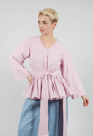 Peplum Top in Pink