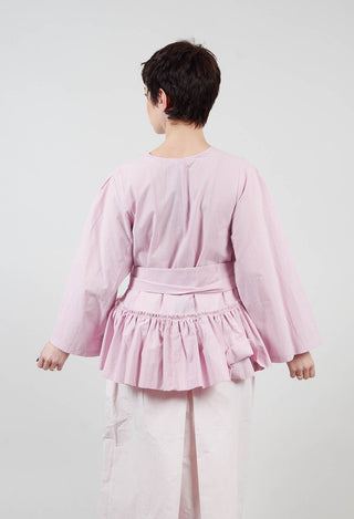 Peplum Top in Pink