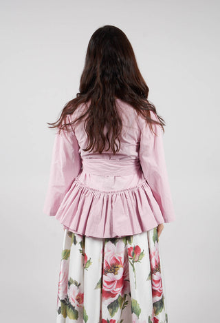 Peplum Top in Pink