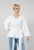 Peplum Top in White