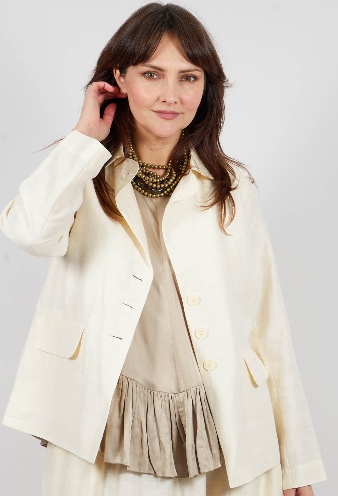 Blazer in Ecru