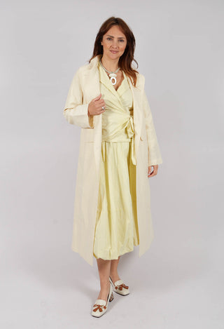 Maxi Coat in Ecru