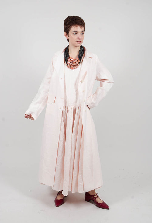 Maxi Coat in Salmon