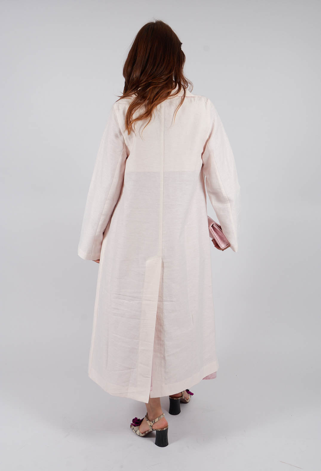Maxi Coat in Salmon