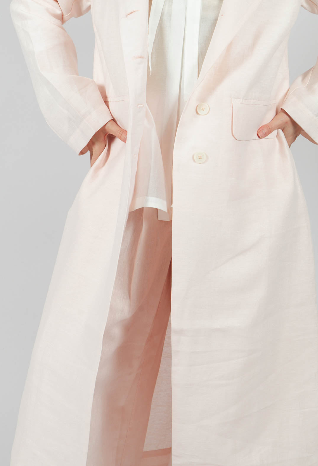 Maxi Coat in Salmon