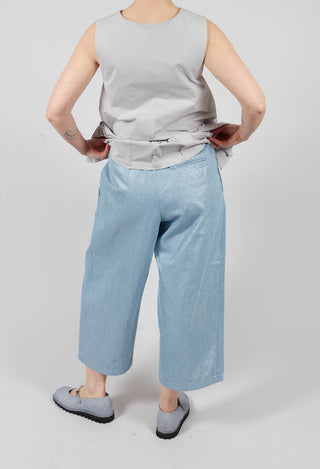 Wide Leg Jean in Jean Gold