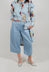 Wide Leg Jean in Jean Gold