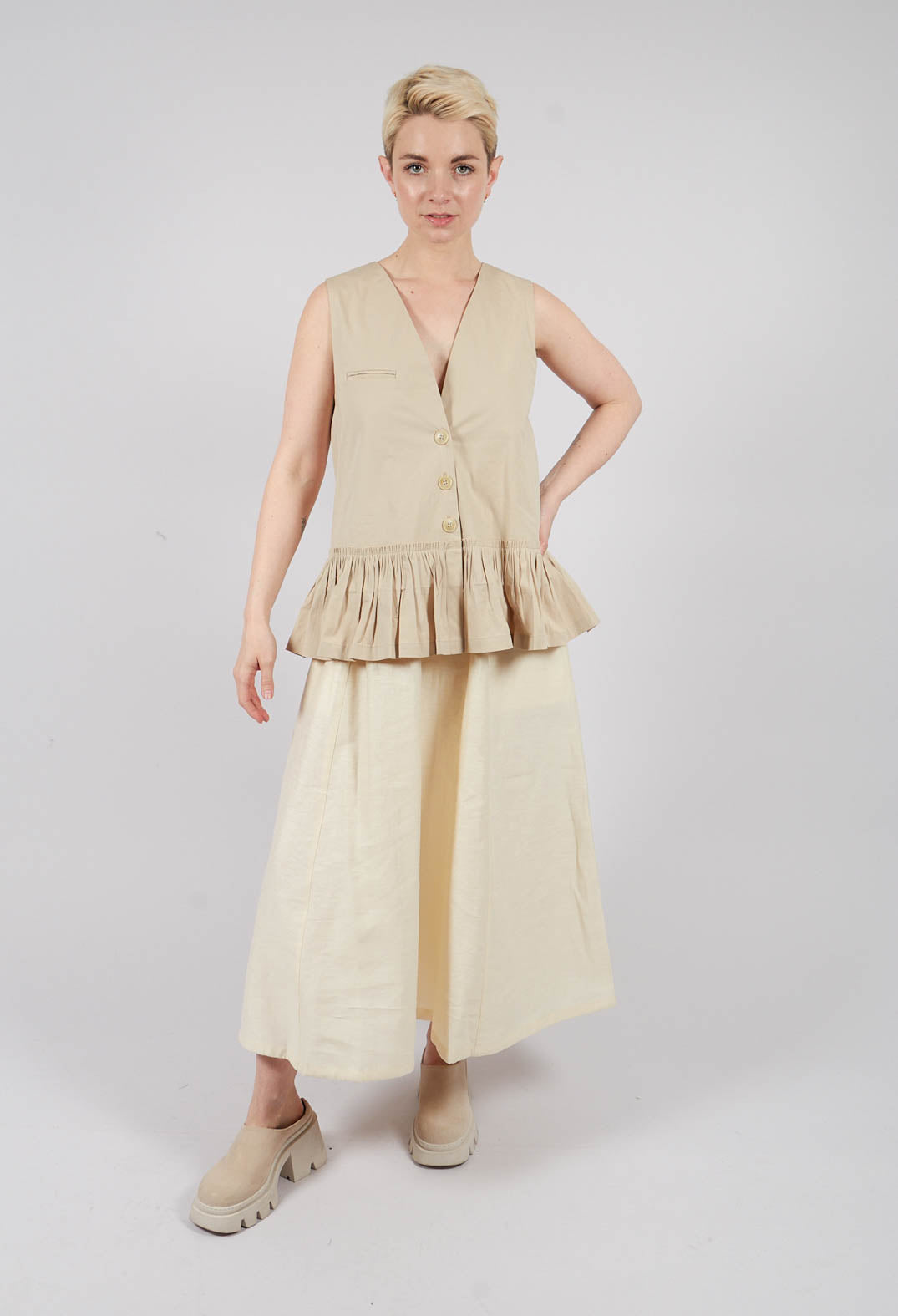 Waistcoat in Beige