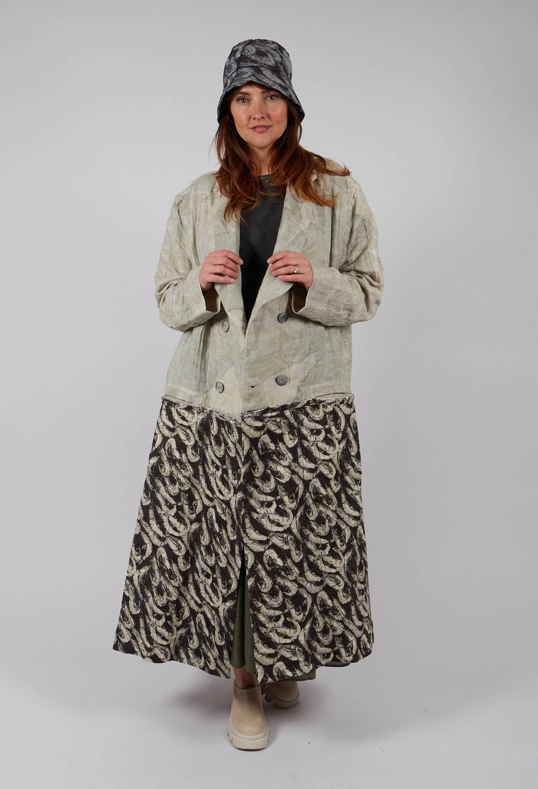 Licor Overcoat in Mineral Green