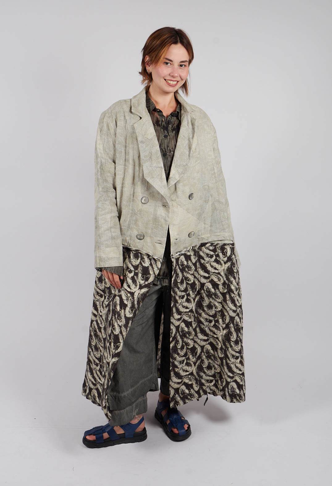 Licor Overcoat in Mineral Green