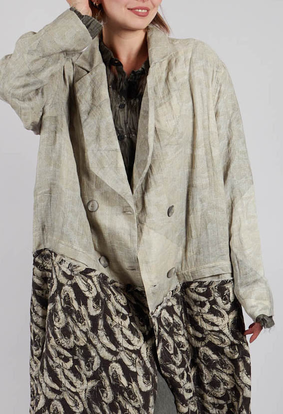 Licor Overcoat in Mineral Green