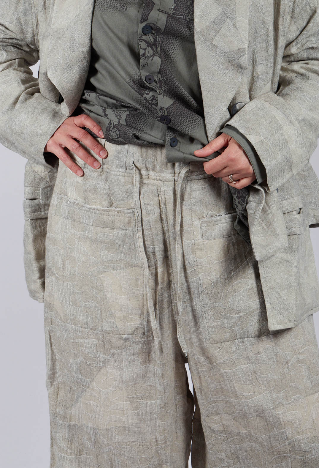 Ayuda Trouser in Mineral Green