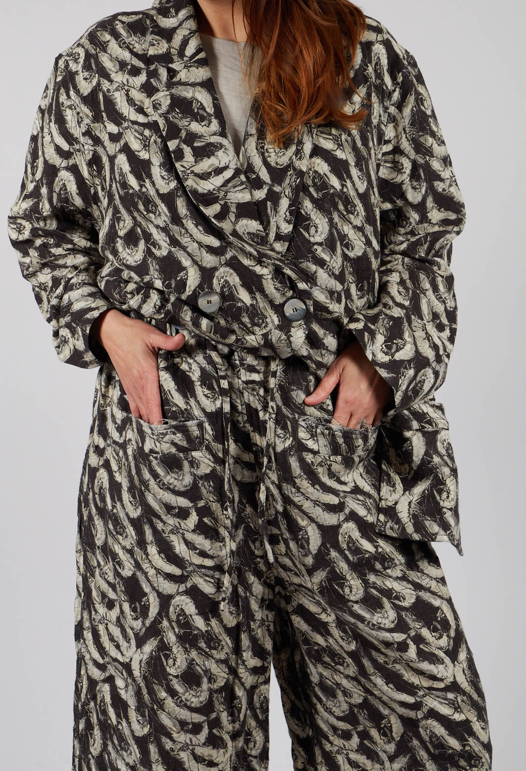 Ayuda Trouser in Light Prawns