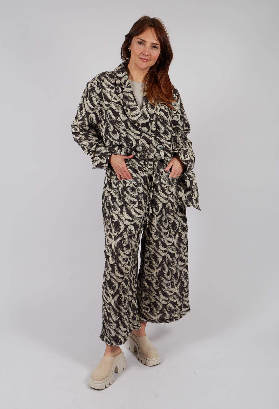 Ayuda Trouser in Light Prawns