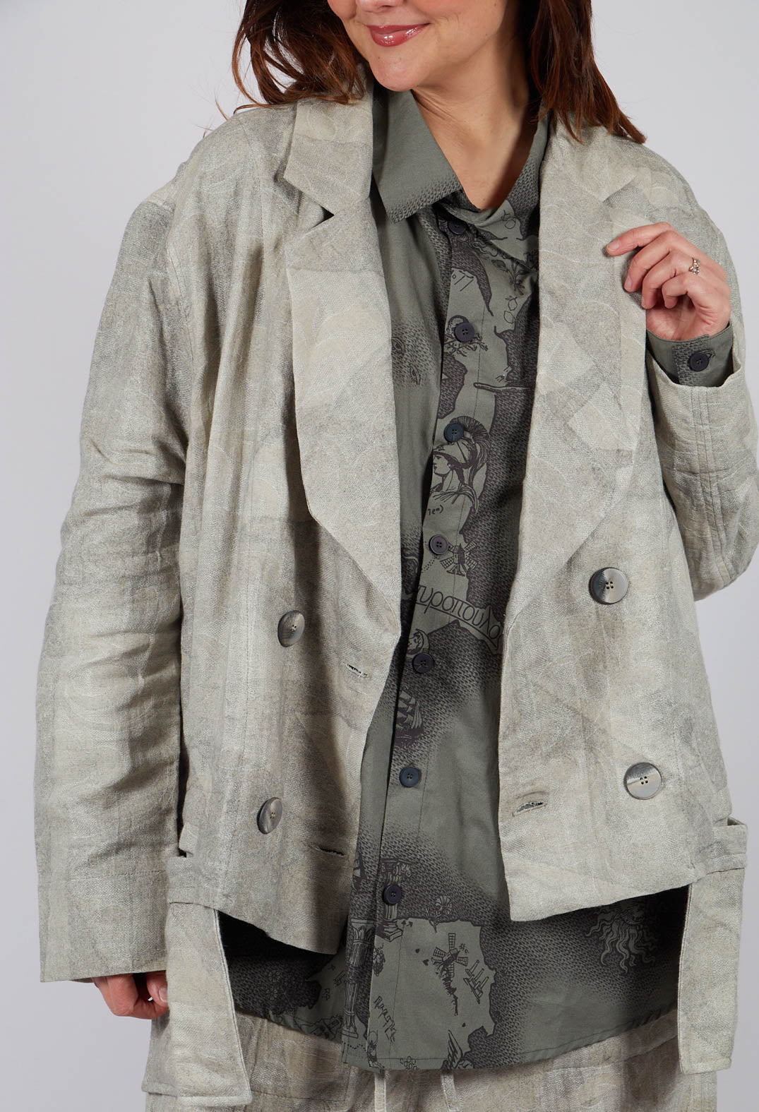 Blanco Jacket in Mineral Green