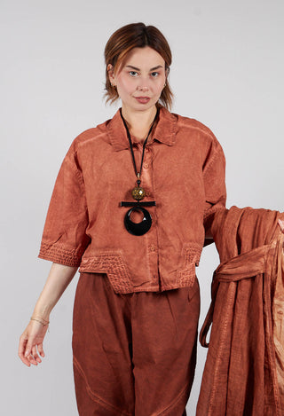 Tasos Shirt in Rusty Sunset