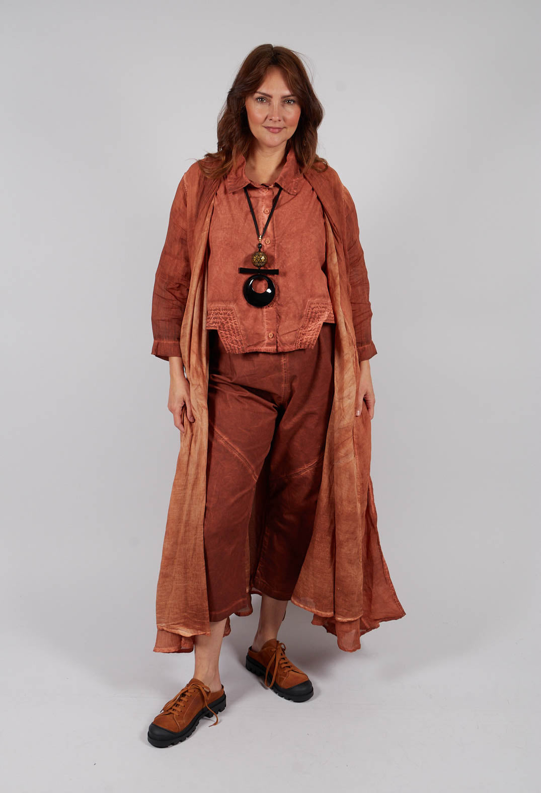 Opuso Dress in Rusty Sunset