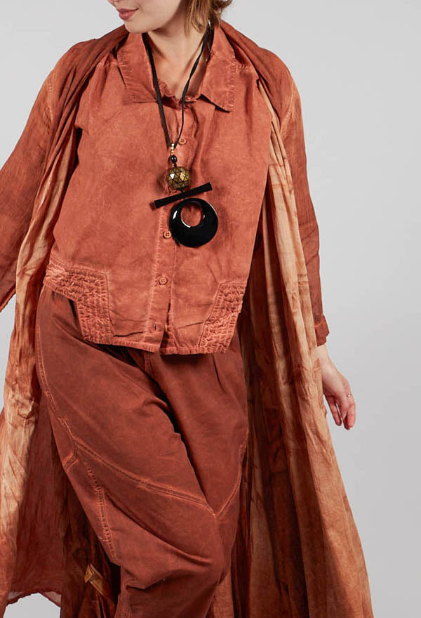Opuso Dress in Rusty Sunset