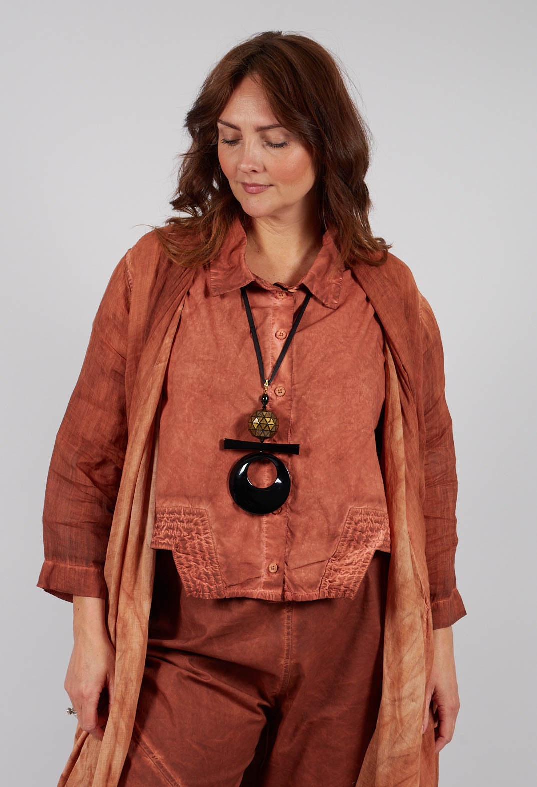 Opuso Dress in Rusty Sunset