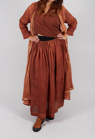 Victoria Skirt in Rusty Sunset