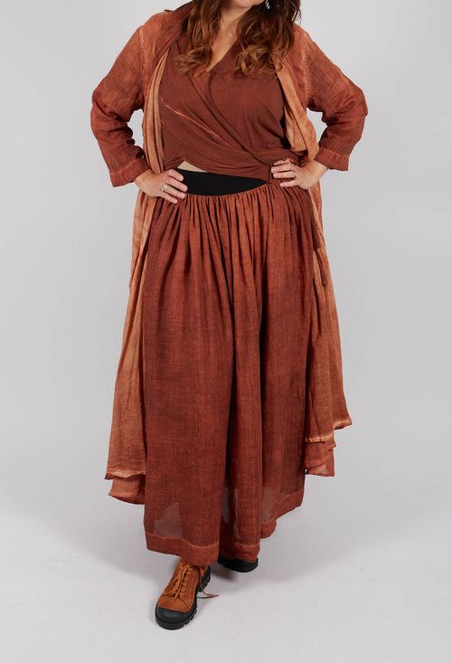 Victoria Skirt in Rusty Sunset