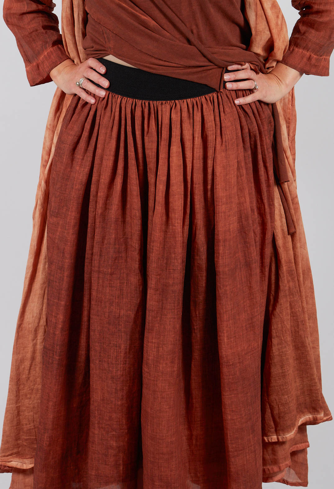 Victoria Skirt in Rusty Sunset