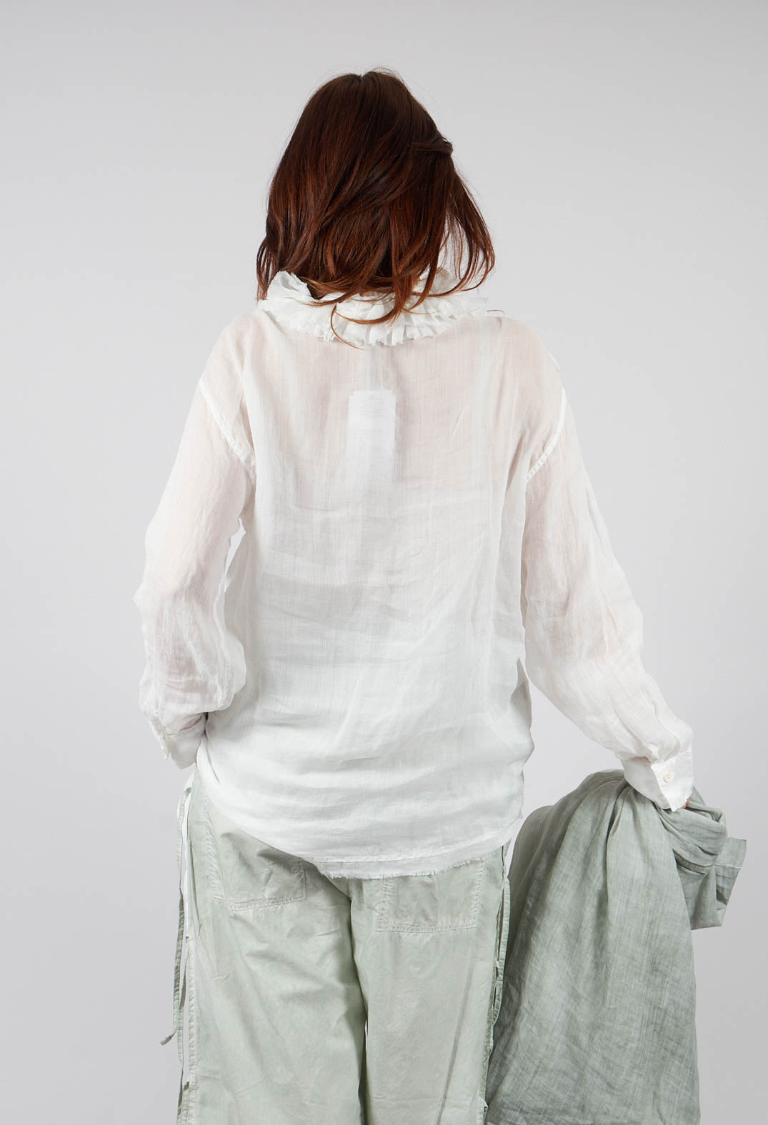 Leer Shirt in Off White