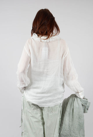 Leer Shirt in Off White