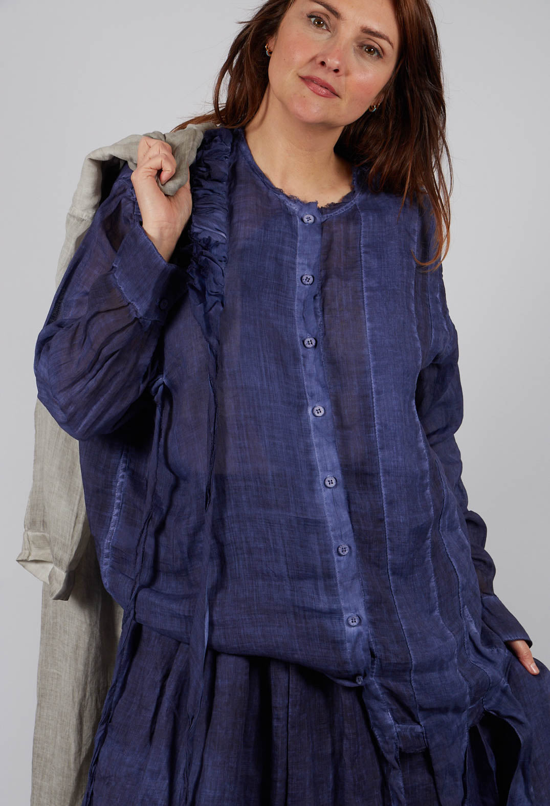 Leer Shirt in Twilight Blue