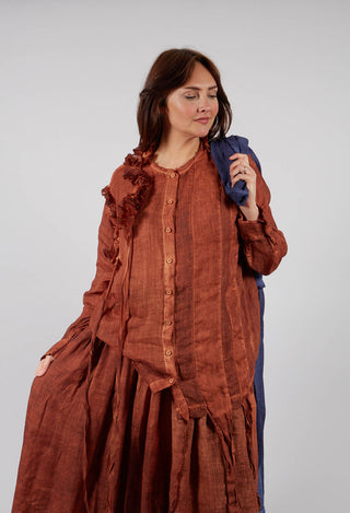 Leer Shirt in Rusty Sunset