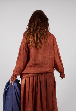 Leer Shirt in Rusty Sunset