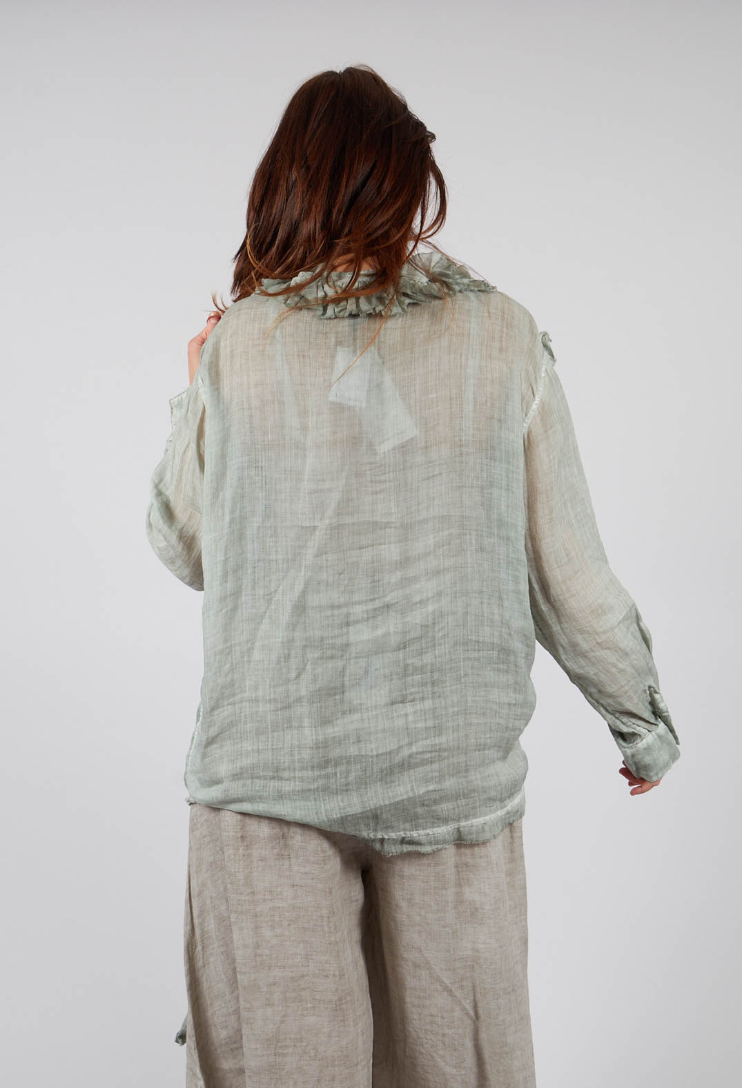 Leer Shirt in Water Blue
