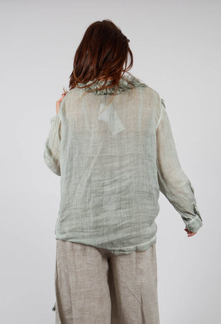 Leer Shirt in Water Blue