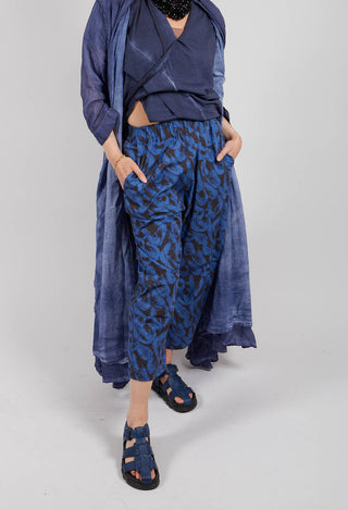 Ojo Trousers in Blue Prawns