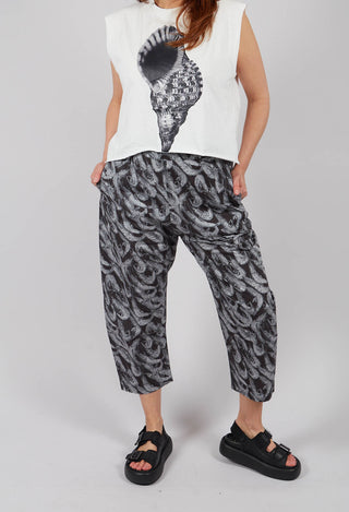 Ojo Trousers in Gray Prawns