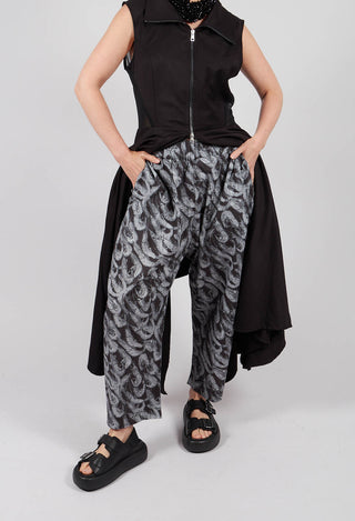 Ojo Trousers in Gray Prawns
