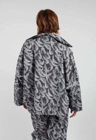 Symi Shirt in Gray Prawns