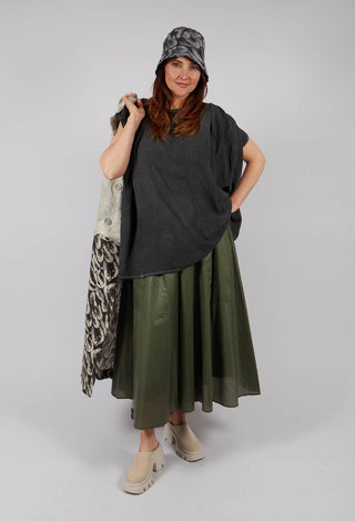 Sido Top in Cold Black