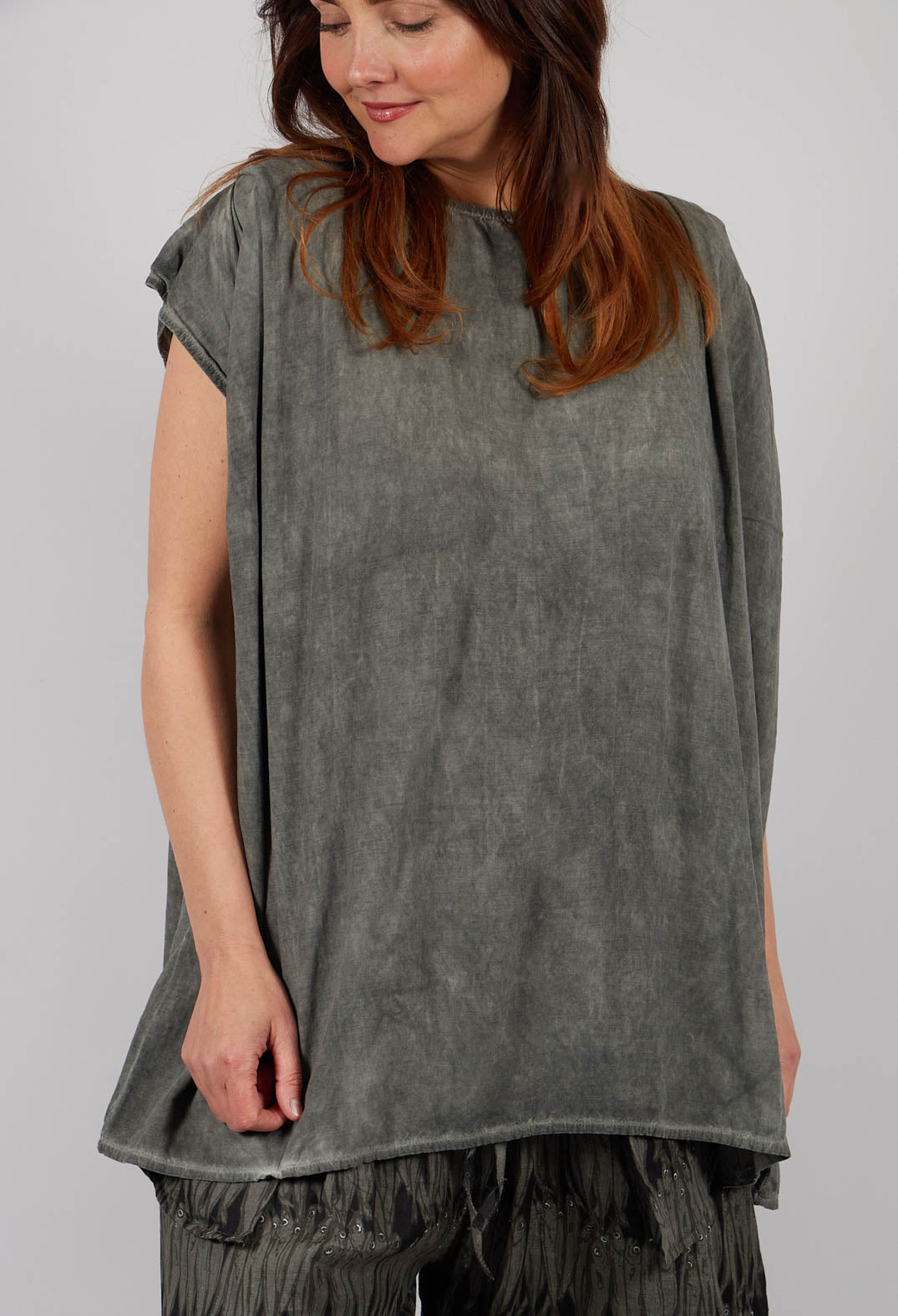 Sido Top in Forest Green