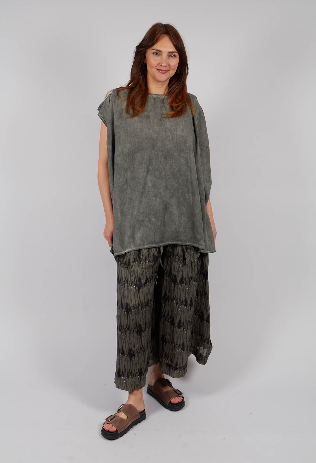 Sido Top in Forest Green