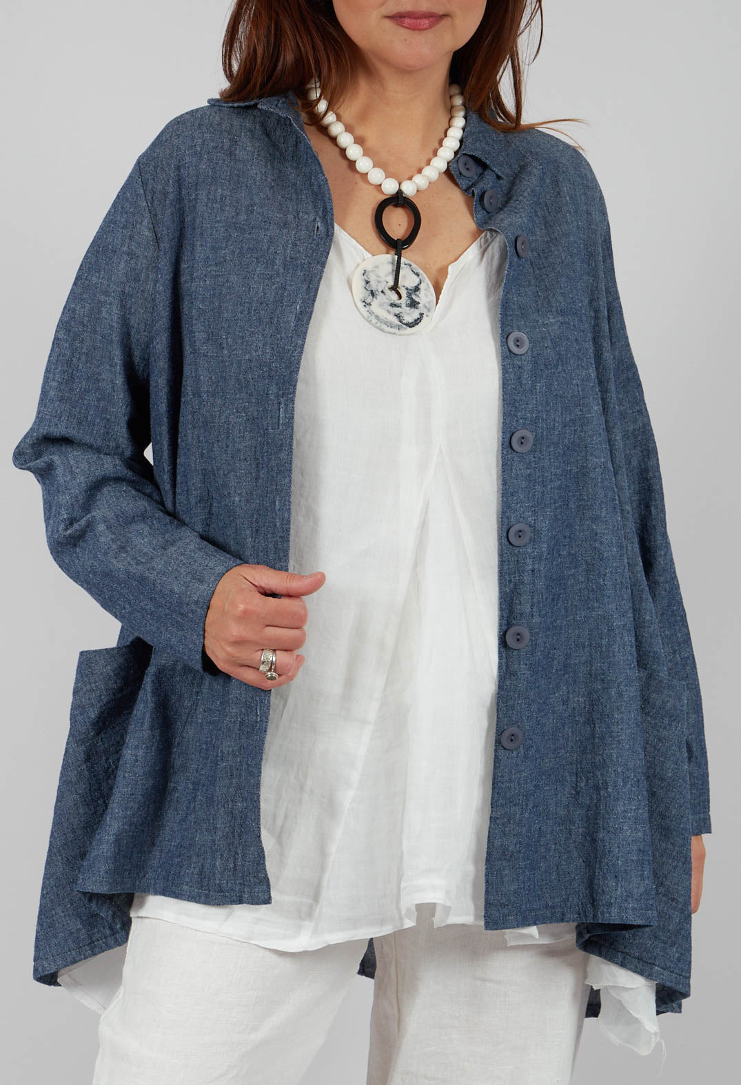 Denim Style Shirt in Indigo