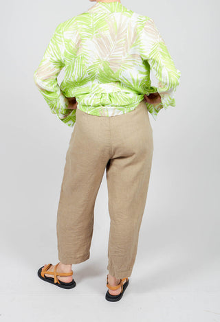 Linen Trousers in Putty